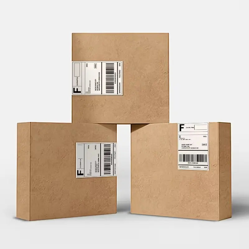 100x150mm Direct Thermal Shipping Label Roll – 4x6 Inches | 500 Labels Per Roll LOGICMPOS
