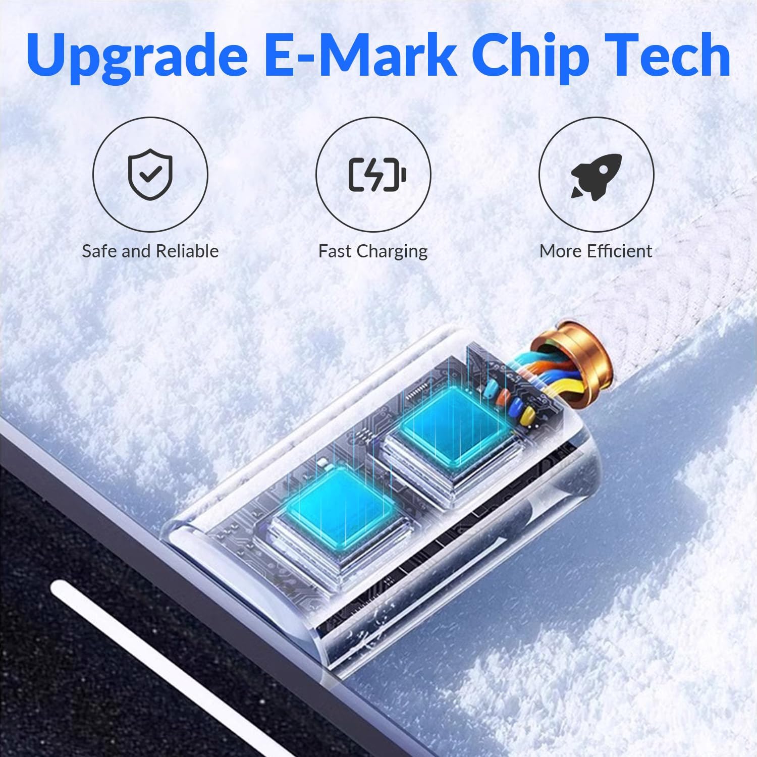 LOGICMPOS USB-C Fast Charging Cable 1M & 2M | 60W PD | iPhone 15, MacBook & Samsung Compatible