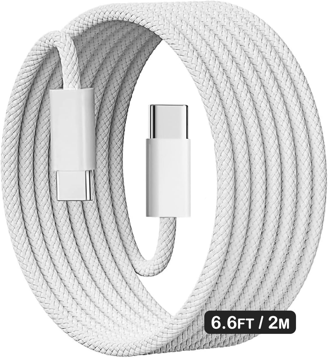 LOGICMPOS USB-C Fast Charging Cable 1M & 2M | 60W PD | iPhone 15, MacBook & Samsung Compatible