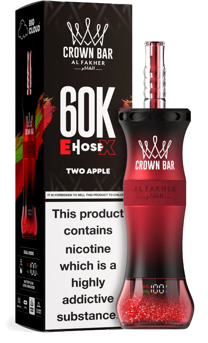 Al Fakher E-Hose X 60000 Puffs Hookah Disposable Vape Dubai UAE