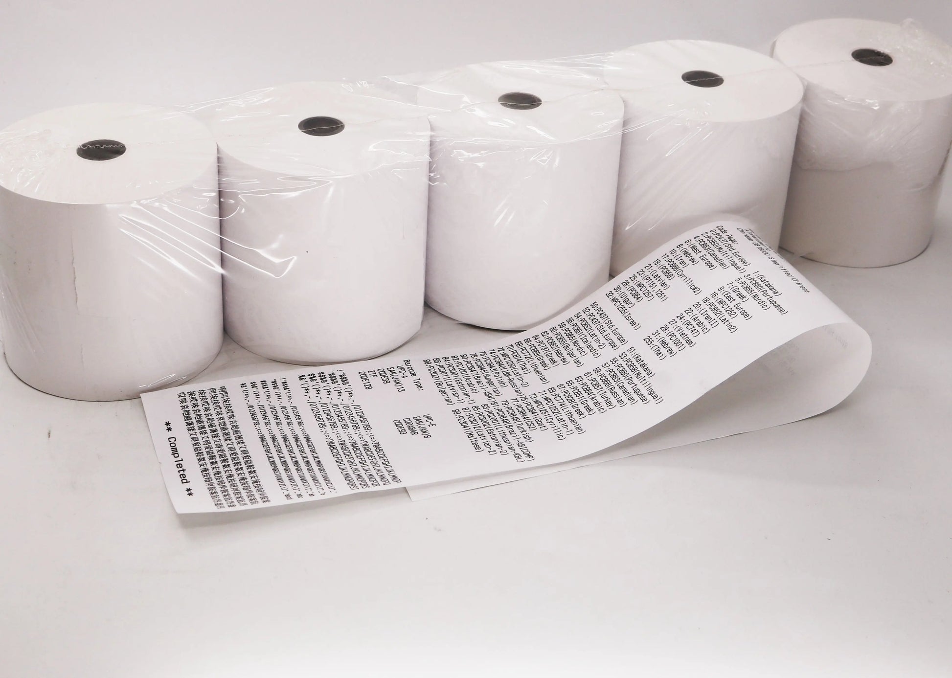Receipt Thermal POS receipt paper Roll 80x80 l 1 BOX=50PIC - LOGICMPOS